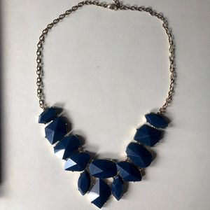 BaubleBar blue statement necklace